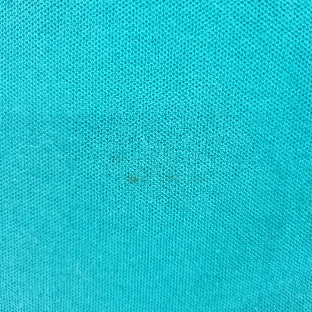 Ralph Lauren Kids Green Pique Polo Shirt Purple Striped Collar Large L